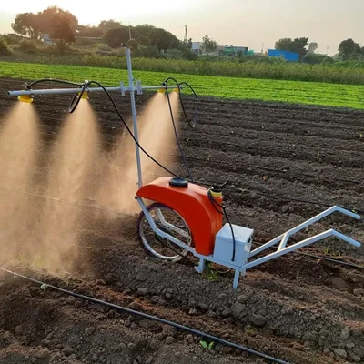 NIYO 24L 2 in 1 Manual & Battery Operated Trolley Sprayer For Agriculture